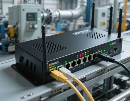 鸿富诚抗射频系列导热垫片：工业路由器射频模块的性能守护者​